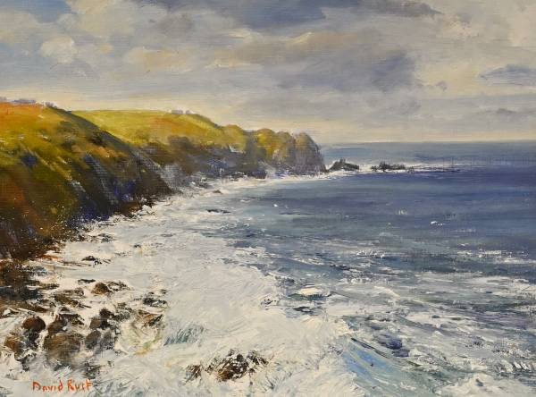 - Oil on Board, Painting by David Rust, measuring 28 x 39 cm (H x W) framed at 47 x 58 cm £750